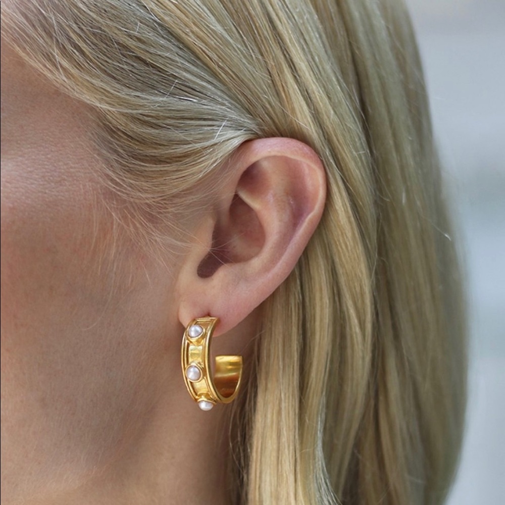 Julie Vos SANTORINI hoop (opal)